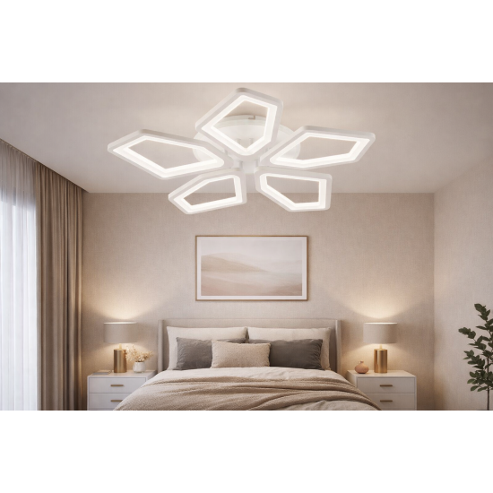 LED griestu lustra, 100W balta DL1111 VARGO