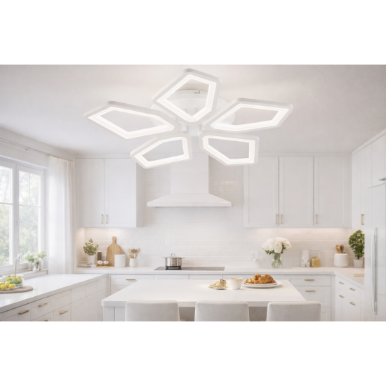 LED griestu lustra, 100W balta DL1111 VARGO