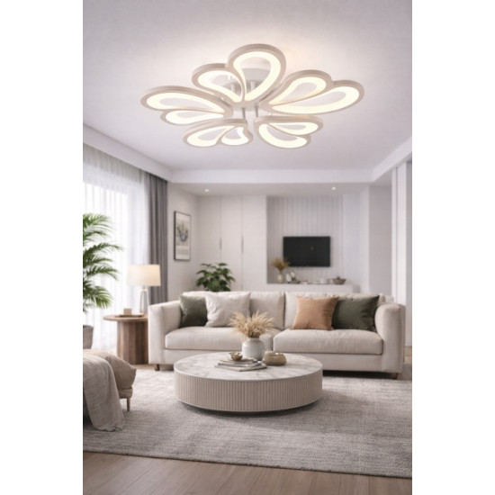 VARGO LED lustra 100W balta DL1205