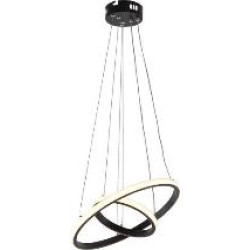 VARGO LED lustra 58W melna DL1002
