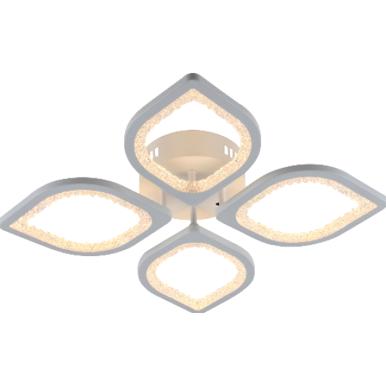 VARGO LED lustra 80W balta DL1112