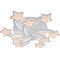 VARGO LED lustra 252W balta DL1138