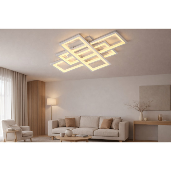 LED griestu lustra 102W balta Vargo DL1147