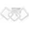 VARGO LED lustra 66W balta DL1226