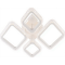 VARGO LED lustra 72W balta DL1230