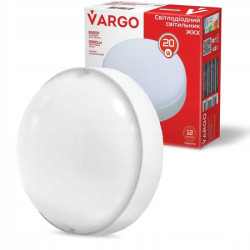 Apaļš virsapmetuma LED plafons VARGO 20W 5000K 2000 lm