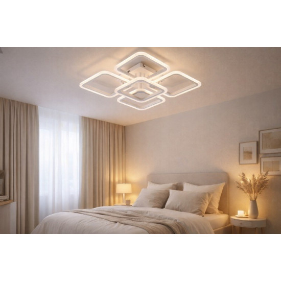 VARGO LED lustra 110W balta DL1125