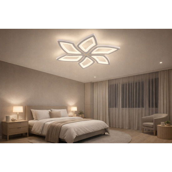 VARGO LED lustra 108W balta DL1211