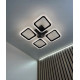 VARGO LED lustra 104W melna DL1378
