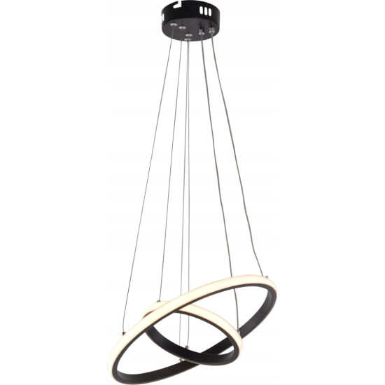 VARGO LED lustra 58W melna DL1002