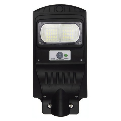 Street light with solar panel, VARGO 40W black 116790 Street light with solar panel, VARGO 40W black 116790