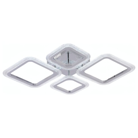 LED chandelier for bedroom, VARGO 72W chrome DL1011 LED chandelier for bedroom, VARGO 72W chrome DL1011