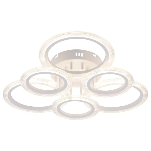 LED chandelier for bedroom, VARGO 96W white DL1107 LED chandelier for bedroom, VARGO 96W white DL1107