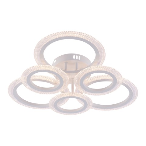 LED chandelier with remote control, VARGO 96W white DL1160 LED chandelier with remote control, VARGO 96W white DL1160