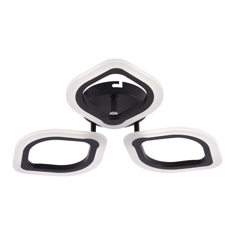 LED chandelier for bedroom, VARGO 36W black and white DL1186 LED chandelier for bedroom, VARGO 36W black and white DL1186