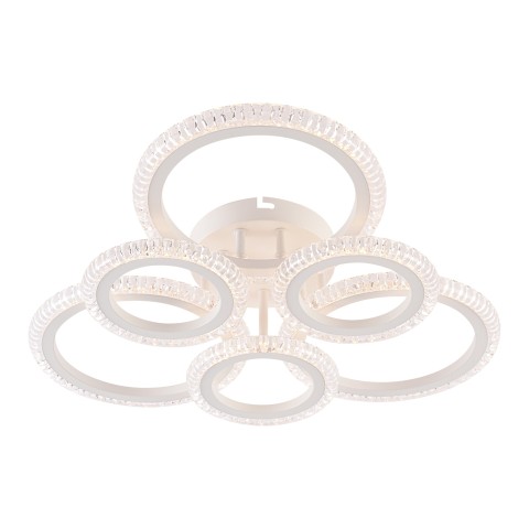 LED chandelier for bedroom, VARGO 96W white DL1220 LED chandelier for bedroom, VARGO 96W white DL1220