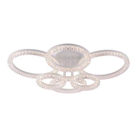 LED chandelier with remote control, VARGO 144W white DL1243 LED chandelier with remote control, VARGO 144W white DL1243