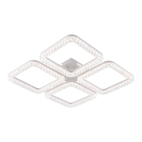LED chandelier with remote control, VARGO 112W white DL1250 LED chandelier with remote control, VARGO 112W white DL1250