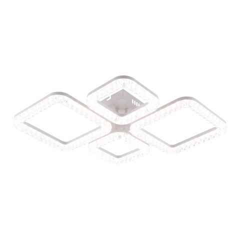 LED chandelier for bedroom, VARGO 96W white DL1252 LED chandelier for bedroom, VARGO 96W white DL1252