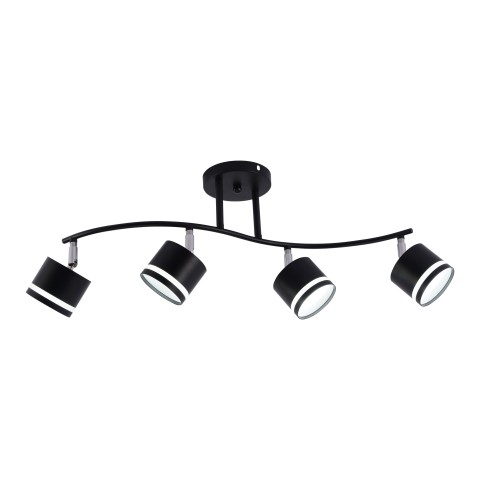 Ceiling light for living room, VARGO 4×GX53 black DL1290 Ceiling light for living room, VARGO 4×GX53 black DL1290