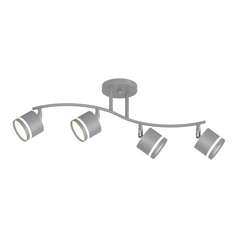 Ceiling light for bedroom, VARGO 4×GX53 grey DL1291 Ceiling light for bedroom, VARGO 4×GX53 grey DL1291