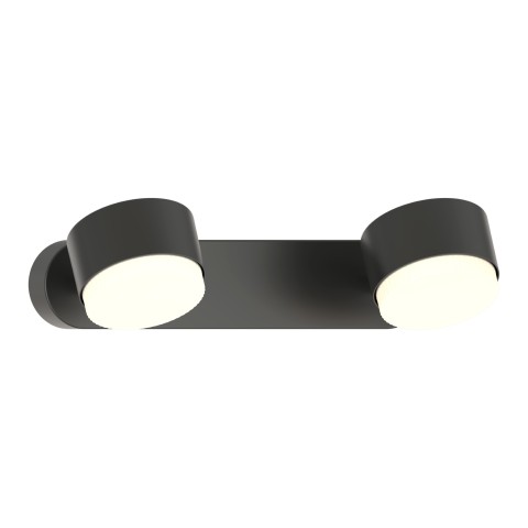 Wall light for hallway, VARGO 2×GX53 black DL1304 Wall light for hallway, VARGO 2×GX53 black DL1304