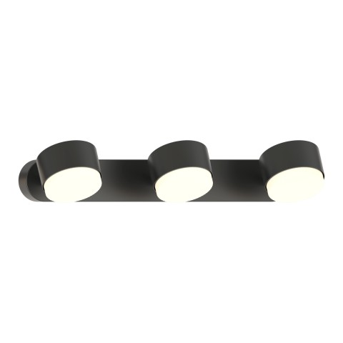 Wall light for living room, VARGO 3×GX53 black DL1305 Wall light for living room, VARGO 3×GX53 black DL1305