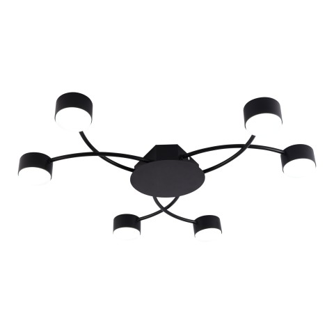 Chandelier for bedroom, VARGO 6×GX53 black DL1306 Chandelier for bedroom, VARGO 6×GX53 black DL1306