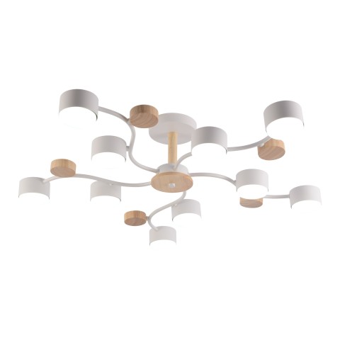 Chandelier for living room, VARGO 10×GX53 white DL1309 Chandelier for living room, VARGO 10×GX53 white DL1309
