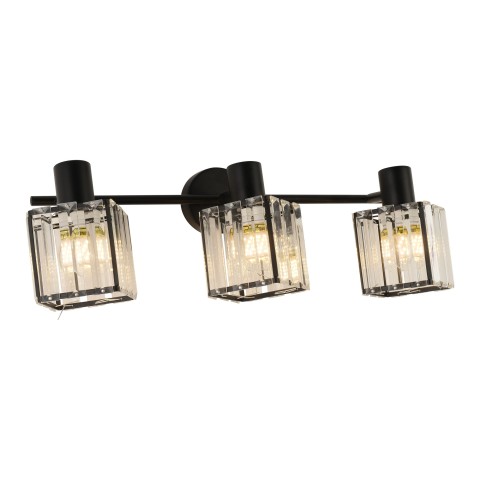 Wall light for living room, VARGO 3×E14 black DL1322 Wall light for living room, VARGO 3×E14 black DL1322