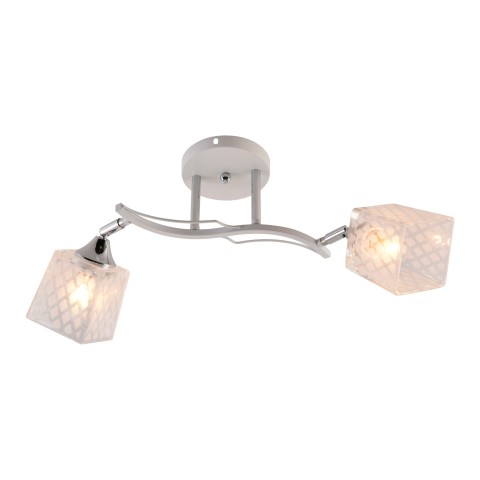 Chandelier for kitchen, VARGO 2×E27 white DL1336 Chandelier for kitchen, VARGO 2×E27 white DL1336