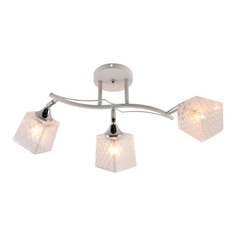 Chandelier for bedroom, VARGO 3×E27 white DL1337 Chandelier for bedroom, VARGO 3×E27 white DL1337