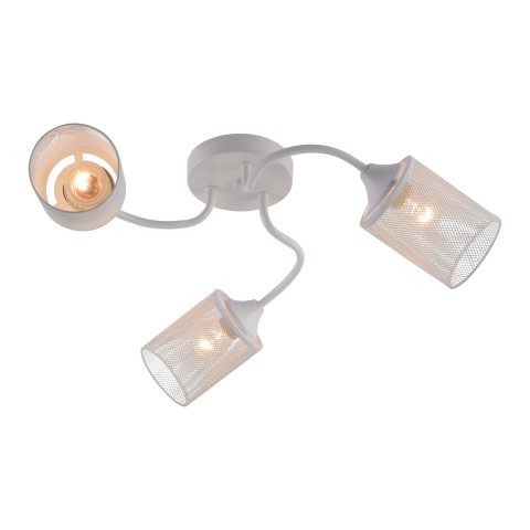 Chandelier for living room, VARGO 3×E27 white DL1352 Chandelier for living room, VARGO 3×E27 white DL1352