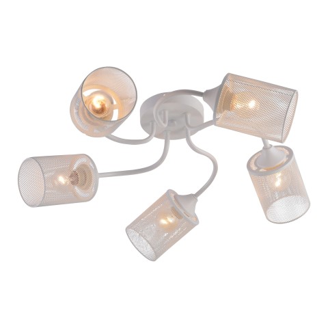 Chandelier for dining room, VARGO 5×E27 white DL1353 Chandelier for dining room, VARGO 5×E27 white DL1353