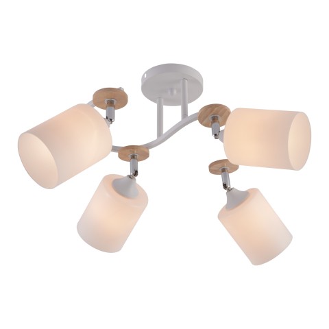 Chandelier for living room, VARGO 4×E27 white DL1363 Chandelier for living room, VARGO 4×E27 white DL1363