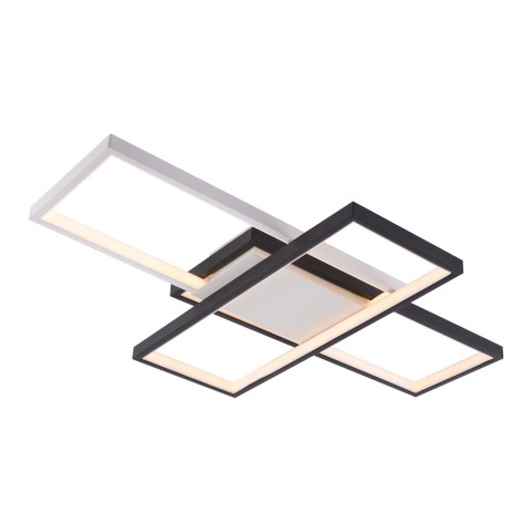 LED chandelier for dining room, VARGO 118W black and white DL1380 LED chandelier for dining room, VARGO 118W black and white DL1380