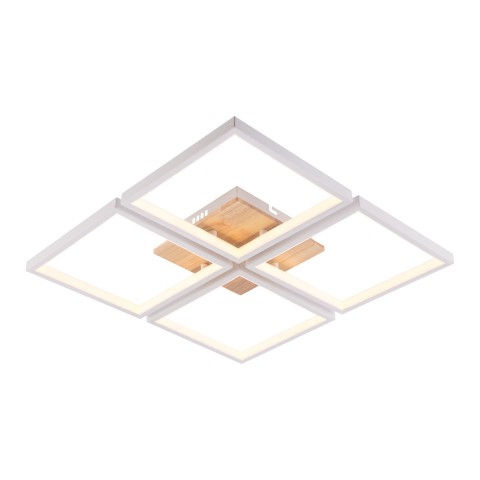 LED chandelier with remote control, VARGO 136W white DL1382 LED chandelier with remote control, VARGO 136W white DL1382