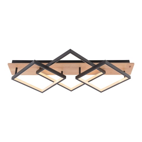 LED chandelier for dining room, VARGO 112W black DL1386 LED chandelier for dining room, VARGO 112W black DL1386