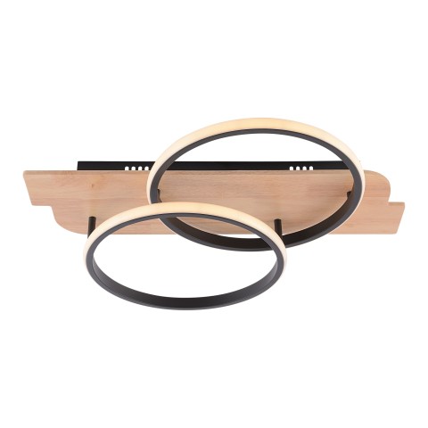 LED chandelier for bedroom, VARGO 68W black DL1389 LED chandelier for bedroom, VARGO 68W black DL1389