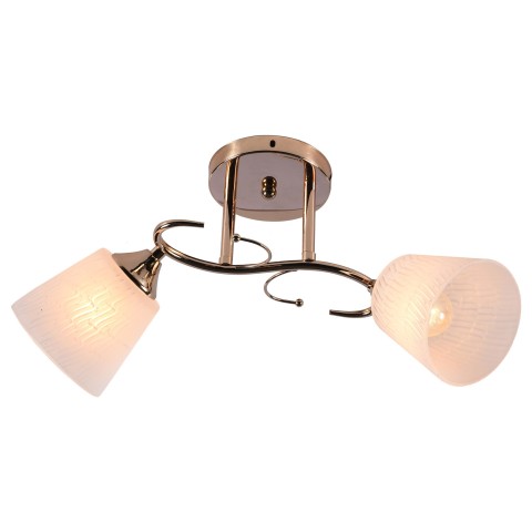 Chandelier for kitchen, VARGO 2×E27 gold DL1393 Chandelier for kitchen, VARGO 2×E27 gold DL1393