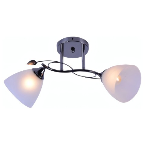 Chandelier for bedroom, VARGO 2×E27 chrome DL1394 Chandelier for bedroom, VARGO 2×E27 chrome DL1394