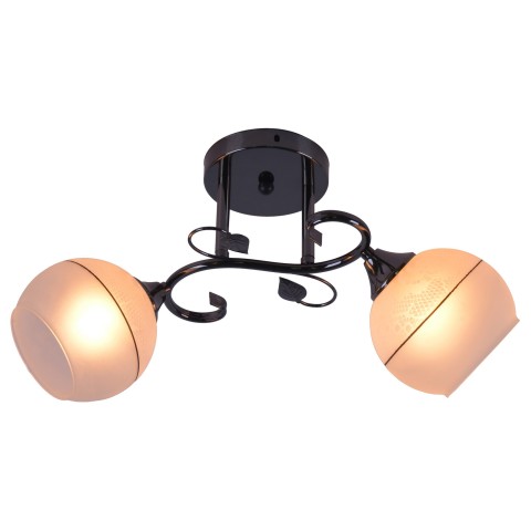 Chandelier for living room, VARGO 2×E27 chrome DL1397 Chandelier for living room, VARGO 2×E27 chrome DL1397