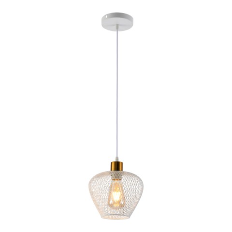 Pendant light for bedroom, VARGO 1×E27 white DL1399 Pendant light for bedroom, VARGO 1×E27 white DL1399