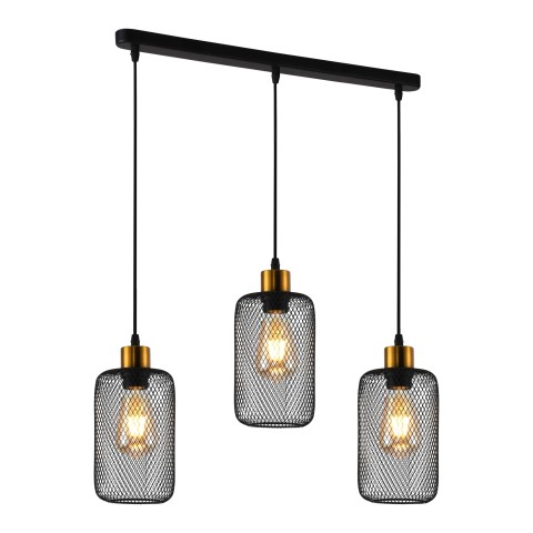Pendant light for dining room, VARGO 3×E27 black DL1402 Pendant light for dining room, VARGO 3×E27 black DL1402
