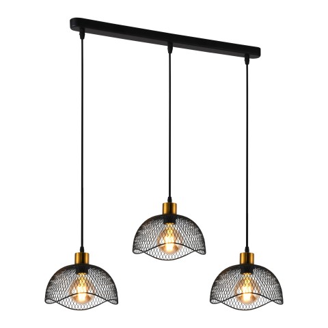 Pendant light for dining room, VARGO 3×E27 black DL1405 Pendant light for dining room, VARGO 3×E27 black DL1405