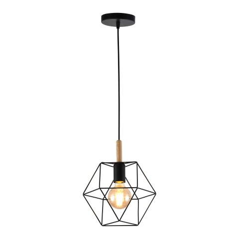 Pendant light for kitchen, VARGO 1×E27 black DL1416 Pendant light for kitchen, VARGO 1×E27 black DL1416