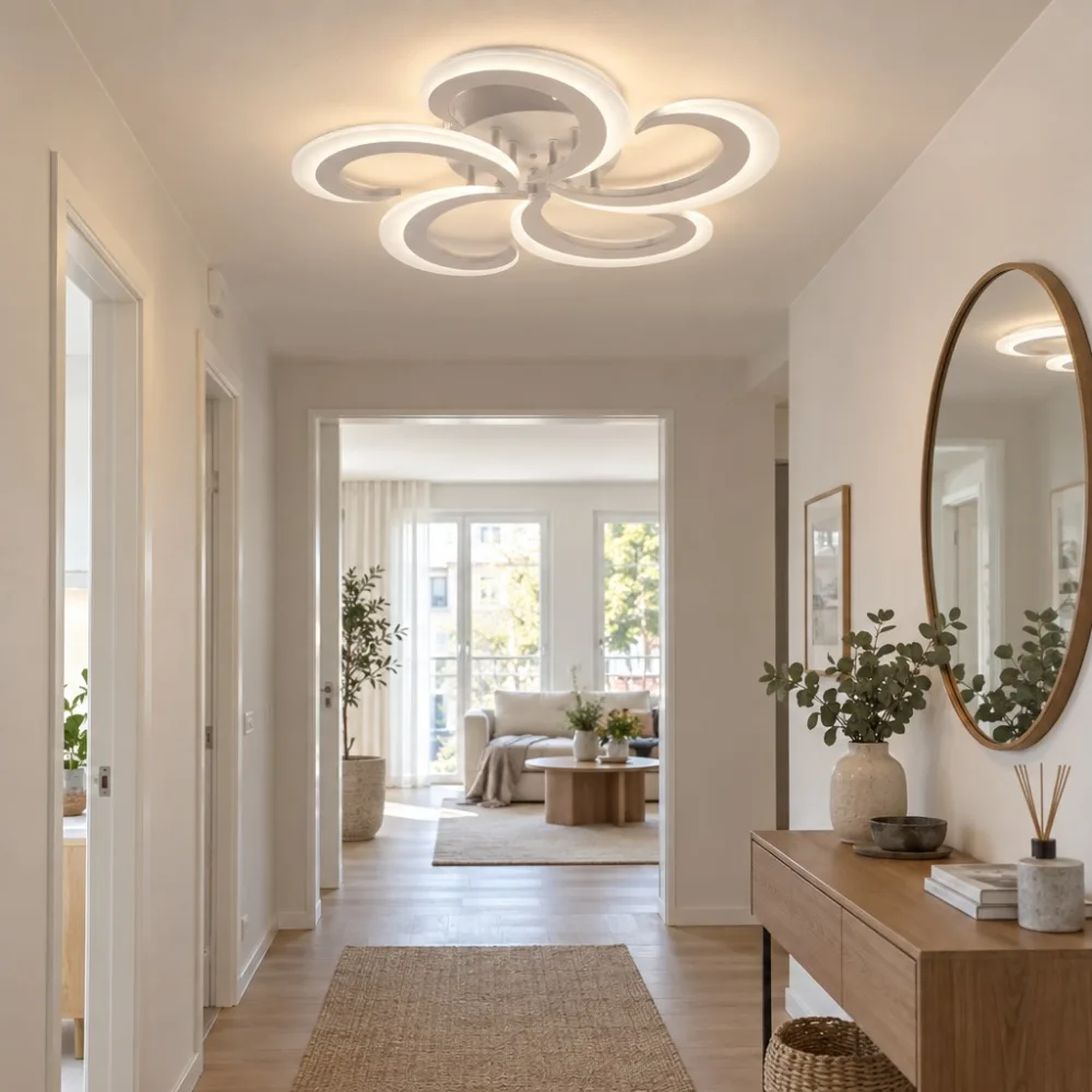 LED lustra ēdamistabai, VARGO 70W balta DL1006 — Foto 2
