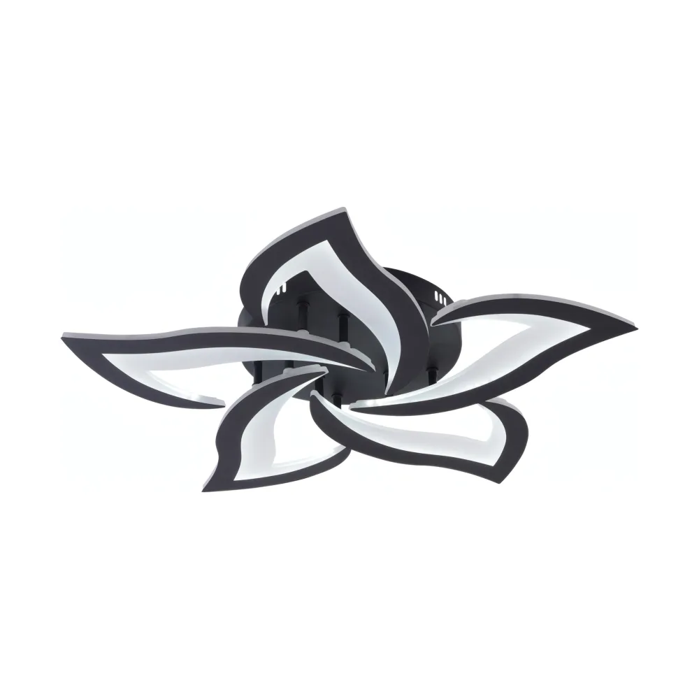 LED lustra virtuvei, VARGO 90W melna DL1009