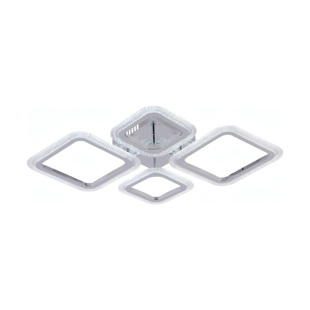 LED lustra guļamistabai, VARGO 72W hromēta DL1011