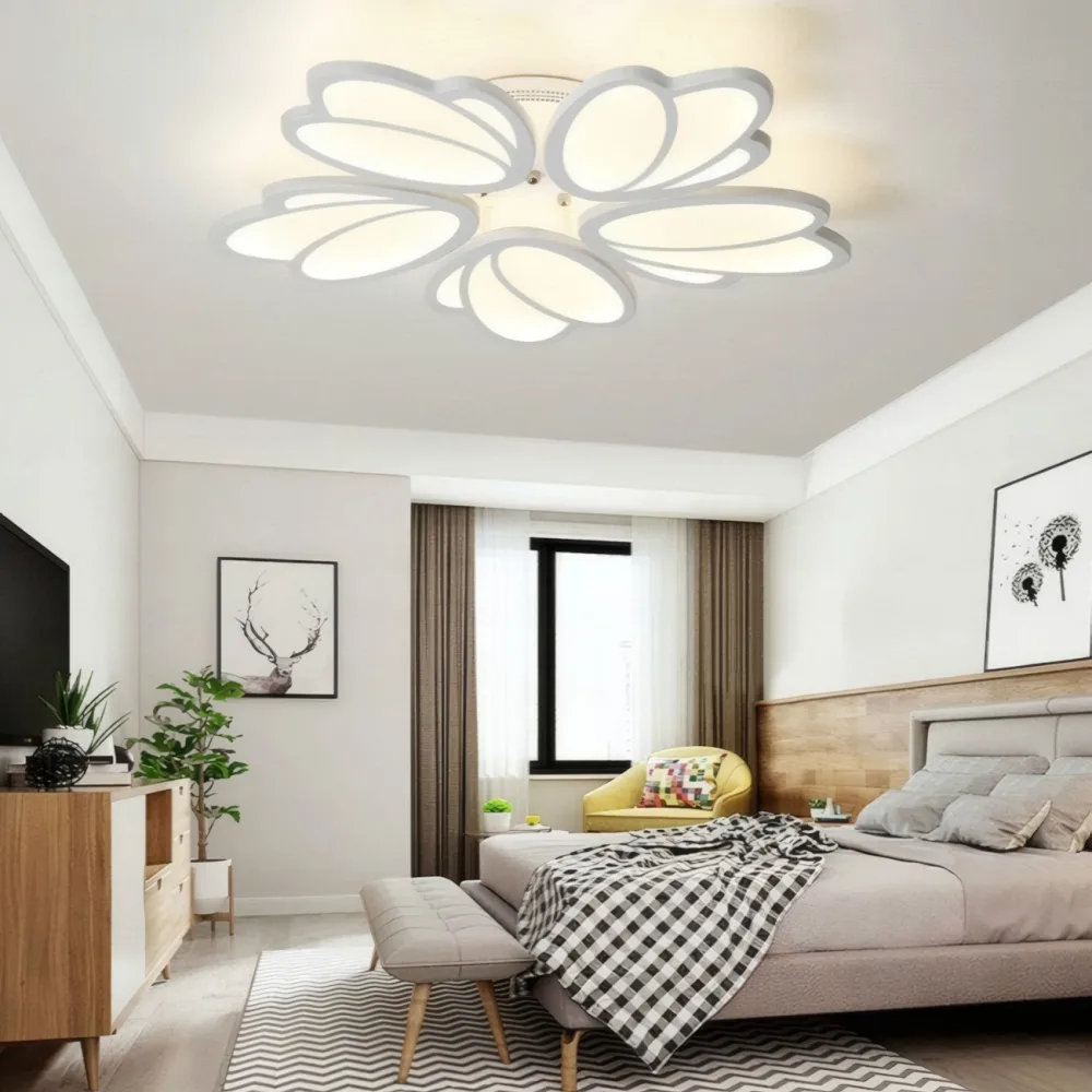 LED lustra ēdamistabai, VARGO 120W balta DL1013 — Foto 3
